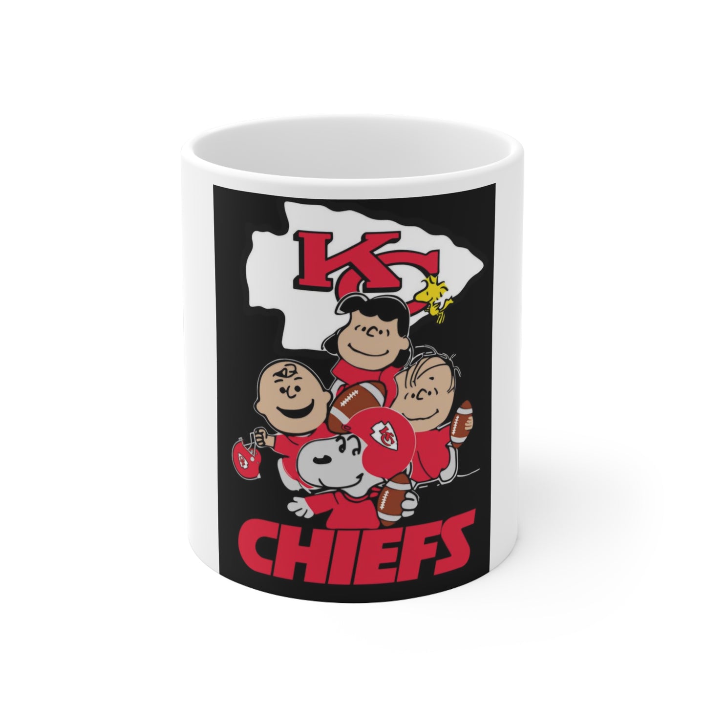 Fun Kansas City Chiefs Ceramic Mug - Perfect for Game Day!