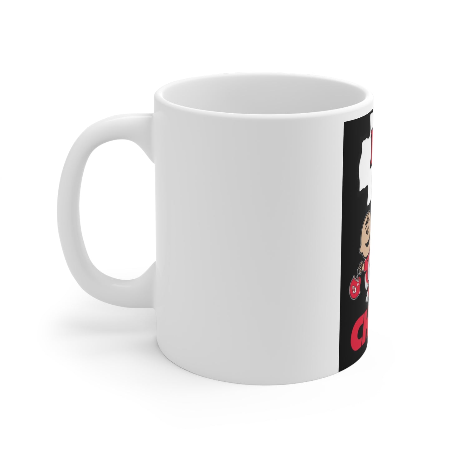 Fun Kansas City Chiefs Ceramic Mug - Perfect for Game Day!