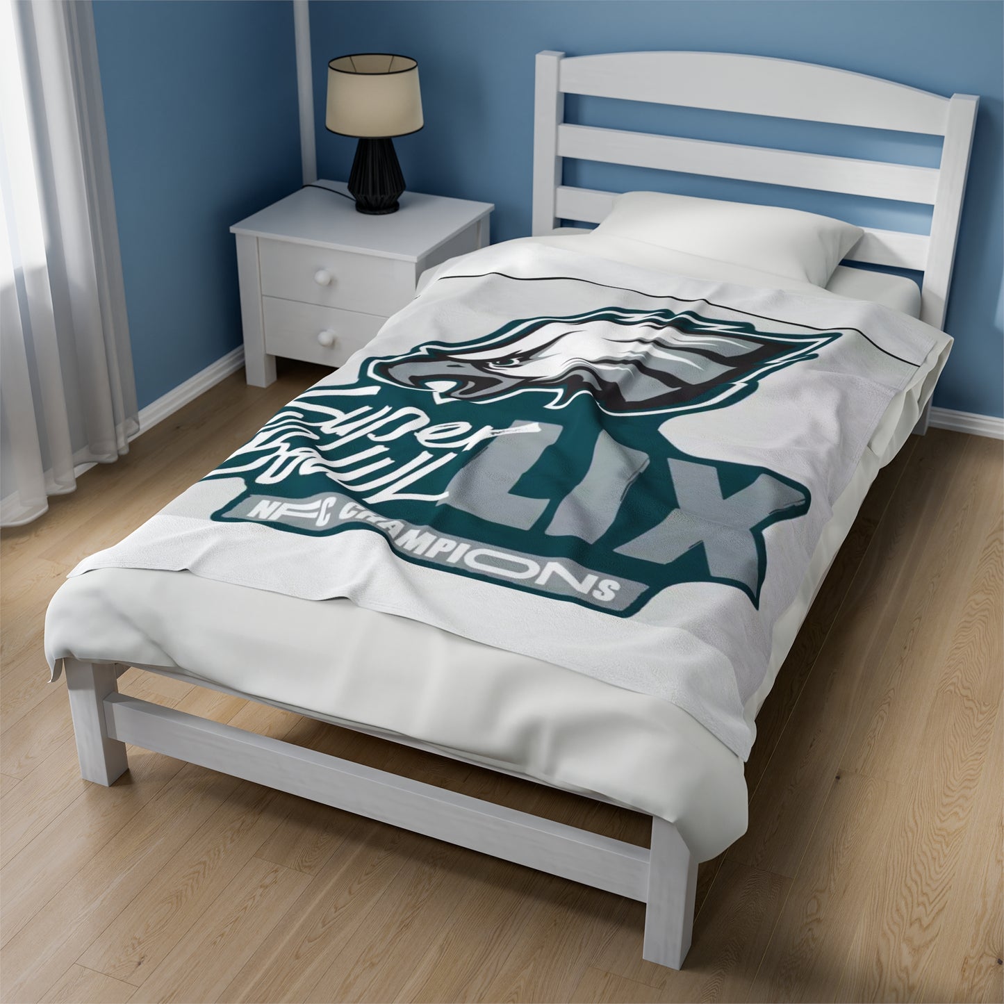 Super Bowl LIX NFC Champions Velveteen Plush Blanket
