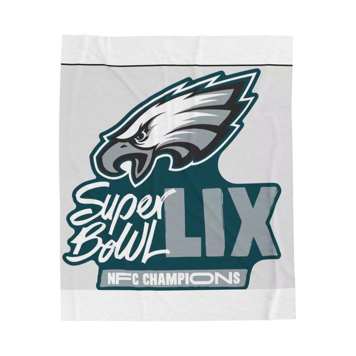 Super Bowl LIX NFC Champions Velveteen Plush Blanket
