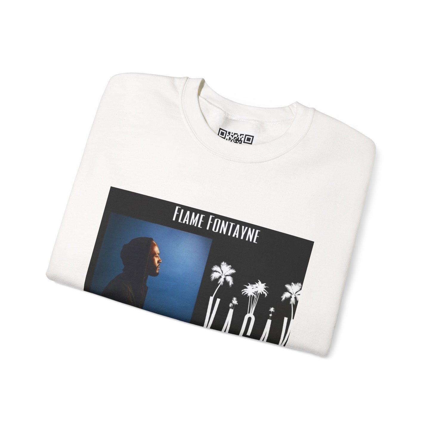 Crewneck Sweatshirt — "VACAY" Album Art Pullover (Flame Fontayne)